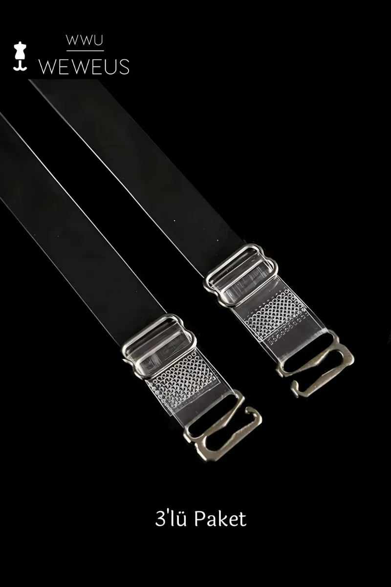 WeWeus sujetador para mujer — detalle metálico 1001 · Pack de 3