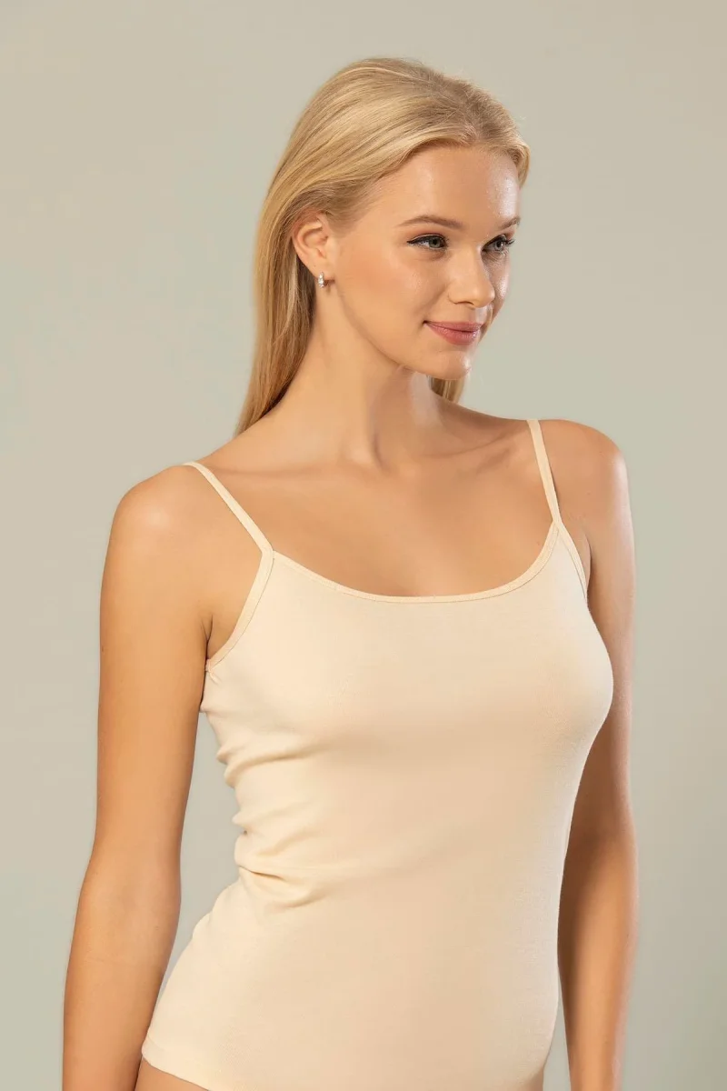 Tank Top for Women — Ribbed Knit Texture 2153