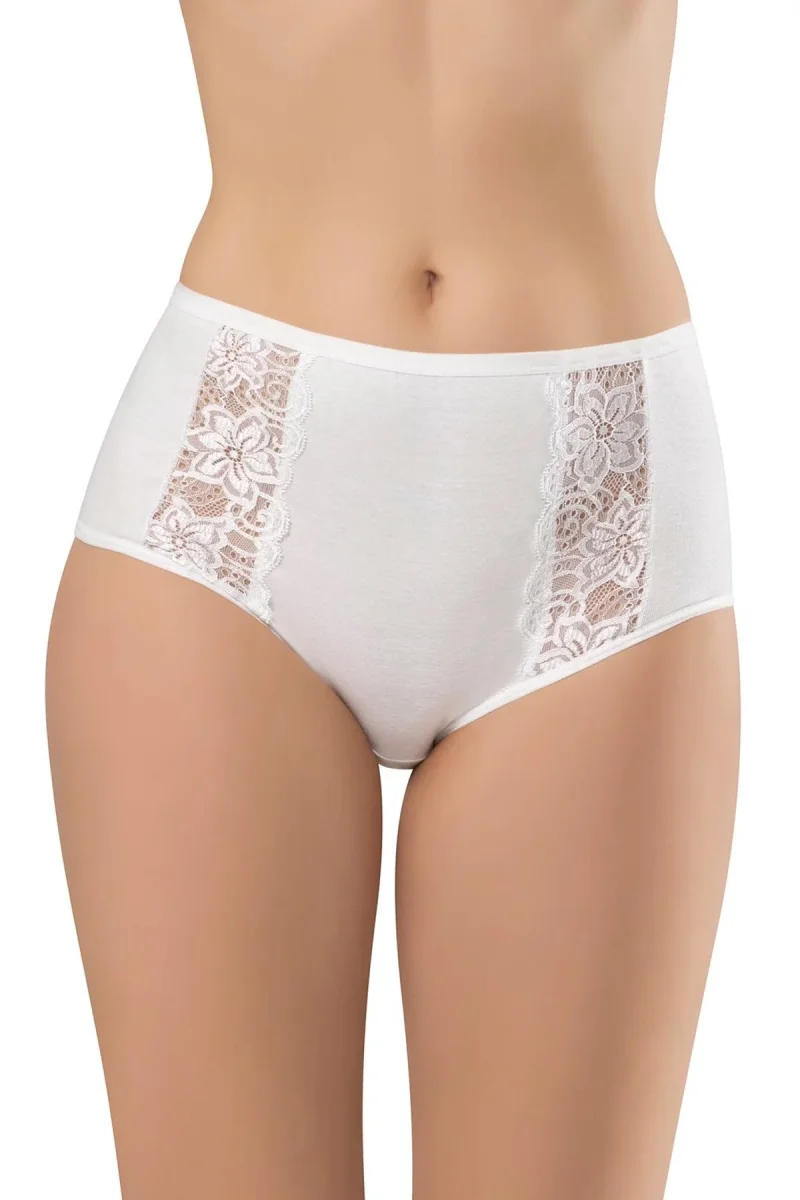 Panties for Women — Lace Detail, Ribbed Knit Texture 2546