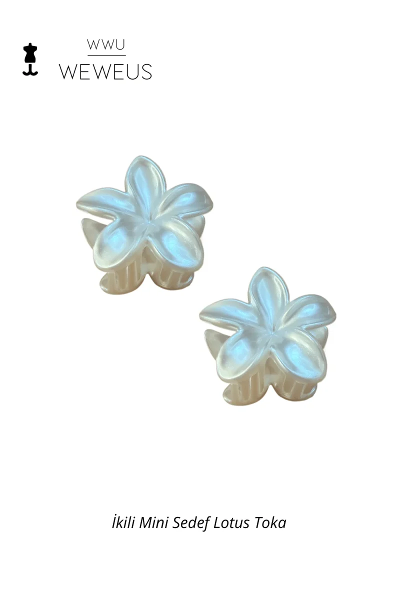 WeWeus Hair Clip for Women · White · 2-Piece Pack